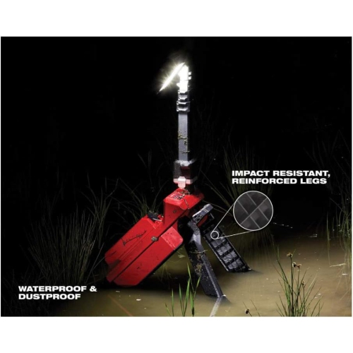 Lampe de tour Milwaukee 212020 M18 Rocket double avec une clé