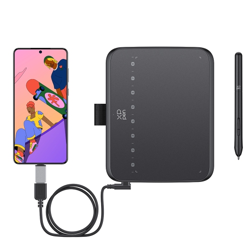 XPPen 6''x4'' Deco 640 Drawing Tablet with 16384 Pressure Levels Sensitivity Stylus OSU Chromebook supported Drawing Pad for Digital Drawing Teaching