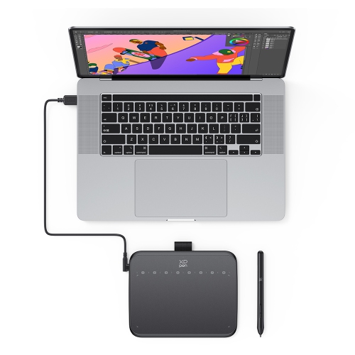 XPPen 6''x4'' Deco 640 Drawing Tablet with 16384 Pressure Levels Sensitivity Stylus OSU Chromebook supported Drawing Pad for Digital Drawing Teaching