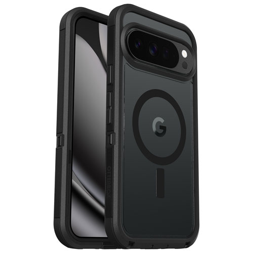 Étui rigide ajusté avec aimant Defender Pro XT d'OtterBox pour Pixel 10 Pro XL - Transparent/Noir