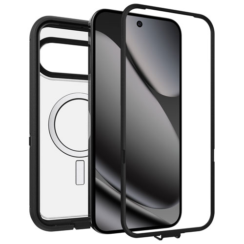Étui rigide ajusté avec aimant Defender Pro XT d'OtterBox pour Pixel 10 Pro XL - Transparent/Noir