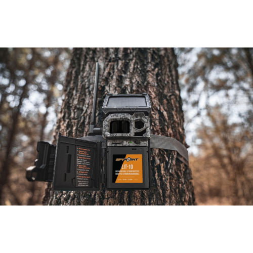 Pile au lithium rechargeable SKYPOINT LIT-10 3,7 V – 10 200 mAh pour caméras de chasse LINK-MICRO et CELL-LINK – Comprend un câble de