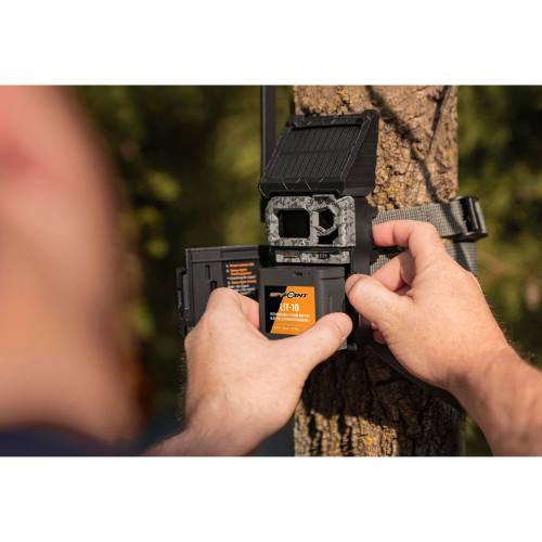 Pile au lithium rechargeable SKYPOINT LIT-10 3,7 V – 10 200 mAh pour caméras de chasse LINK-MICRO et CELL-LINK – Comprend un câble de
