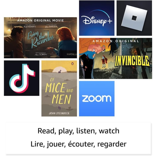 Tablette Fire 7 12ᵉ d'Amazon avec écran de 7 po, lecture et montre - Boîte ouverte