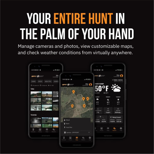 SPYPOINT 32GB SD Memory Card for Cell Cameras for Hunting, Black