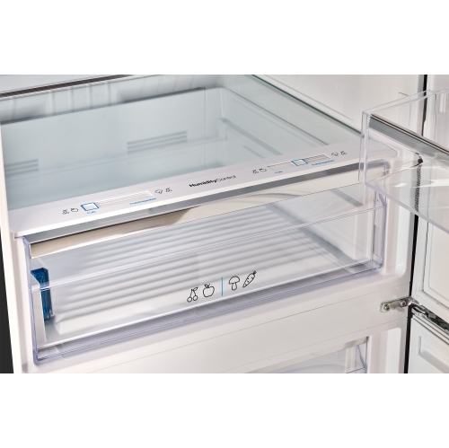 Unique Appliances Classic Retro 16.7 cu.ft Bottom Freezer Refrigerator - Matte Black, Energy Star