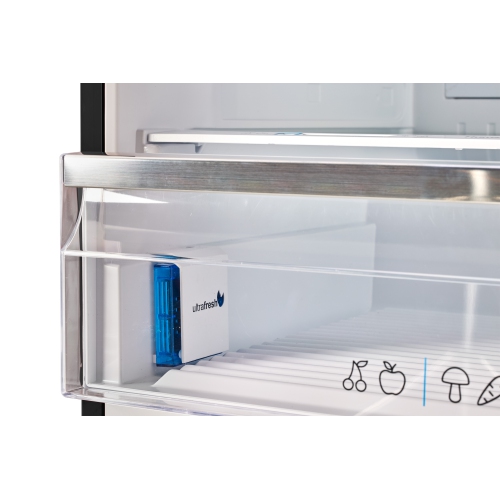 Unique Appliances Classic Retro 16.7 cu.ft Bottom Freezer Refrigerator - Matte Black, Energy Star