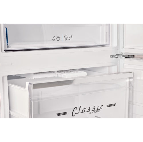 Unique Appliances Classic Retro 16.7 cu.ft Bottom Freezer Refrigerator - Marshmallow White, Energy Star