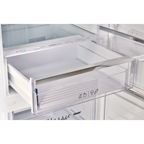 Unique Appliances Classic Retro 16.7 cu.ft Bottom Freezer Refrigerator - Marshmallow White, Energy Star