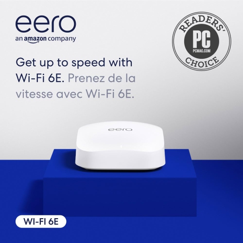 Brand New - eero Pro 6E Tri-Band Whole Home Mesh Wi-Fi 6E Router