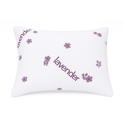 Beddora Lavender-Infused Pillow – Set of 2 – Calming Scent, Soft Cover & Plush Support – 20" x 26"