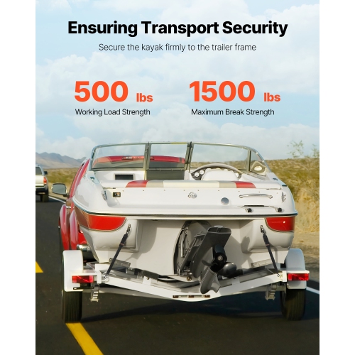 VEVOR 2 in x 4 ft Retractable Ratchet Tie Down Straps with Security Lock S Hooks,2 Pack Heavy Duty Ratchet Tie Down Straps with 1500 lbs Break