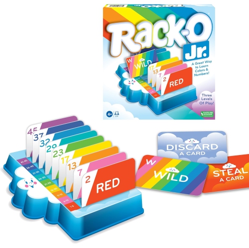 Winning Moves Games Rack-O® Jr. Game | Ages 4+ | 2-4 Players