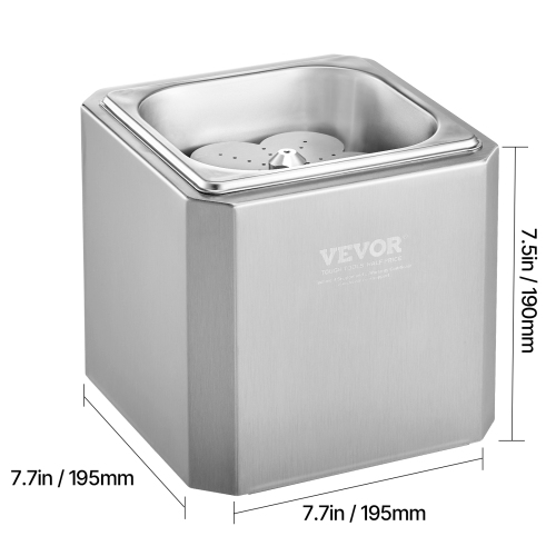 VEVOR 8-10 Seconds/Cup Glass Froster Chiller with LED Light, Instant Glass Chiller for Wine, Cocktail, Champagne, Mixed Drinks, Juice, Ideal for Bar,