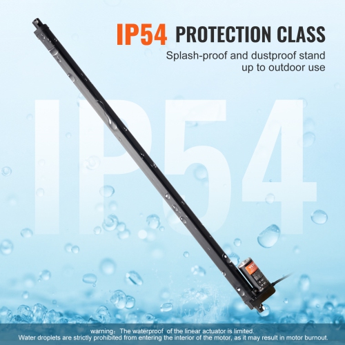 VEVOR 12V Linear Actuator, 20 Inch High Speed 0.55"/s Linear Actuator, 220lbs/1000N Linear Motion Actuator with Mounting Bracket and IP54 Protection