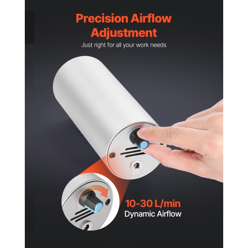 VEVOR 30 L/min Airflow Air Assist, Air Assist Pump Kit for Laser Cutter and Engraver, Clear Smoke and Dust, Reduce Surface Temperature, Shield Laser