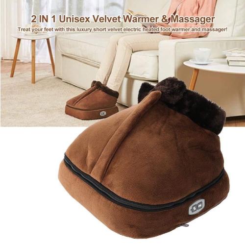 Foot Massager,Detachable Heating Massage Feet Warmer,Foot Massager Heating Kneading Foot Massager Machine