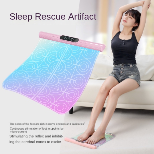 Foldable Foot Massager Cushion with EMS Technology Electric Massager Footpad for Hand Body Leg