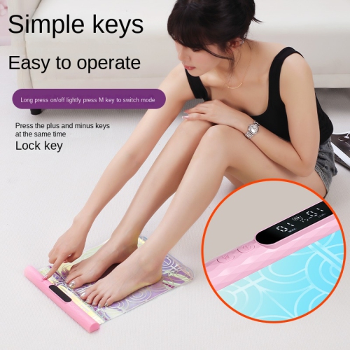 Foldable Foot Massager Cushion with EMS Technology Electric Massager Footpad for Hand Body Leg