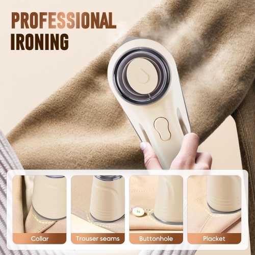 Vacuum Steamer for Clothes,Vacuum Steamer for Clothing,Portable Handheld Clothes Steamers with 50ml Tank,Fast Heating Instant Wrinkle Removing for