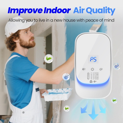 Cat Litter Deodorizer Pets Odor Eliminator Ozone Odor Removal Air Freshener Plug-in Air Purifier for Home & Pets House Wardrobe Cabinet