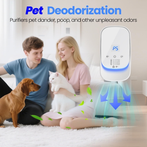 Cat Litter Deodorizer Pets Odor Eliminator Ozone Odor Removal Air Freshener Plug-in Air Purifier for Home & Pets House Wardrobe Cabinet