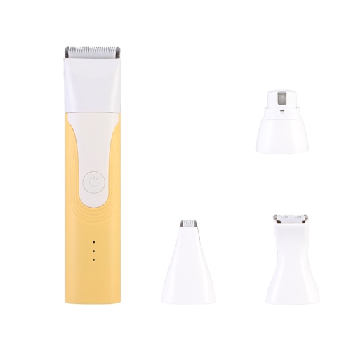 Dog Paw Trimmer with 3 Blade,Cordless Small Pet Hair Grooming Trimmer,Cat's Paw Nail Filer, Low Noise for Trimming Dog's Fur Around Paws Eyes Ears