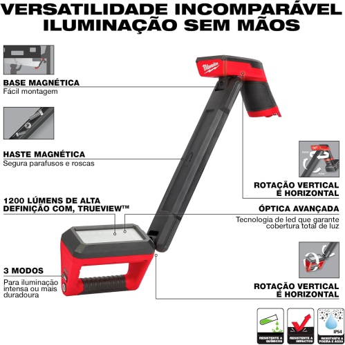 Milwaukee 2126-20 M12 Lithium-Ion 1200 Lumens Cordless Underbody Light