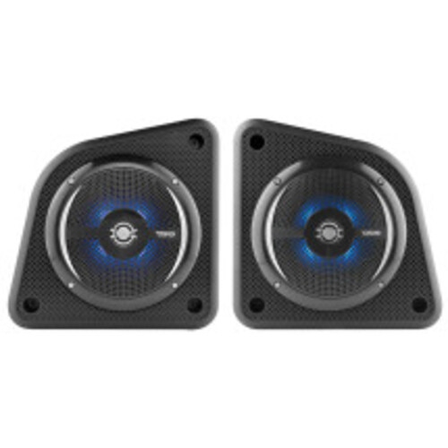 DS18 EN6SLIM/BK Universal Shallow Enclosure with 100 Watts Marine Water Resistant Speaker NXL-6SL/BK - Pair