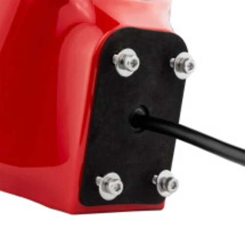 DS18 EN-JS6/RD 6.5" Universal Flat Mount Kick Panel Speaker Pod RGB LED Lights - Red