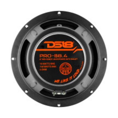 Haut-parleur d'auto DS18 PRO-B8.4 de 8&nbsp;po à gamme moyenne avec puce 70&nbsp;W RMS