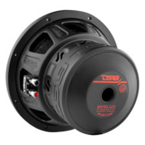 Haut-parleur d'extrêmes graves 700&nbsp;W de 10&nbsp;po série ZR10.4D ZR DS18 avec RMS - 4&nbsp;Ohm double