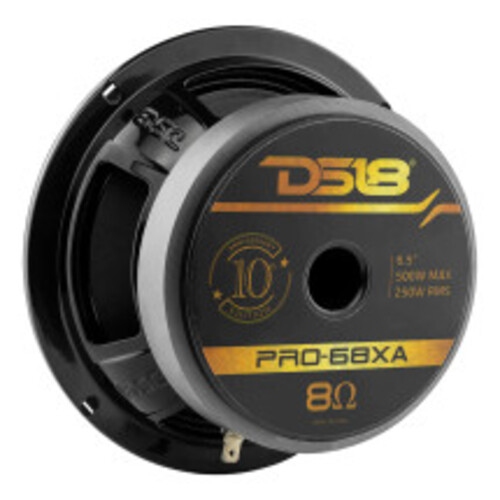 Haut-parleur médial de 6,5&nbsp;po 10ᵉ Anniversary DS18 PRO-68XA avec 250&nbsp;W RMS - 8 ohms