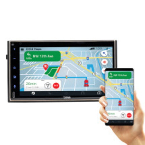 Unité centrale double DIN sans mécanique à écran tactile de 7&nbsp;po DS18 DDX7CP avec CarPlay d'Apple