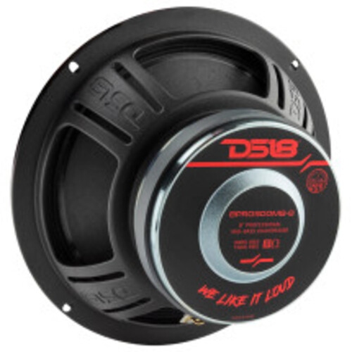 DS18 8PRO300MB-8 8" Midbass Speaker 150 Watts RMS - 8 Ohm