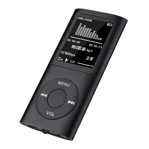 The fourth generation classic card mp4, 1.8 inch high-definition video mp4 player e-book mp3 student walkman mp3, black-8G