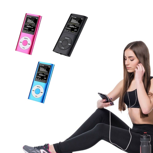 The fourth generation classic card mp4, 1.8 inch high-definition video mp4 player e-book mp3 student walkman mp3, black-8G