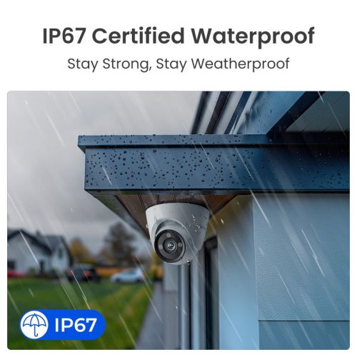 Reolink 4K 8MP Dome PoE Camera with ColorX Night Vision F1.0 Super Aperture CX820