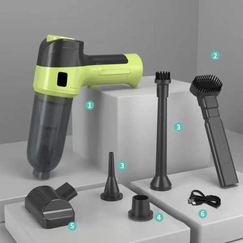 Aspirateur à chargement sans fil Aspirateur portatif Voiture domestique à aspiration puissante Aspirateur puissant Petit Mini aspirateur sans fil et