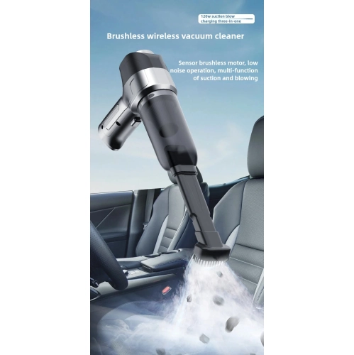 Aspirateur à chargement sans fil Aspirateur portatif Voiture domestique à aspiration puissante Aspirateur puissant Petit Mini aspirateur sans fil et