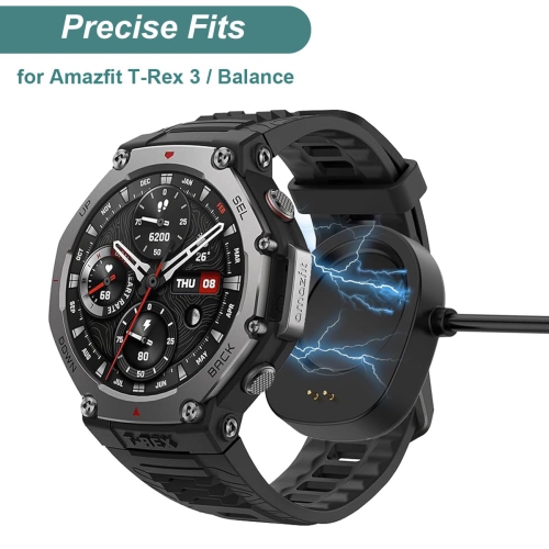 Compatible with Huami Balance charging cable, charger for Amazfit T-Rex 3/Balance, magnetic charging base