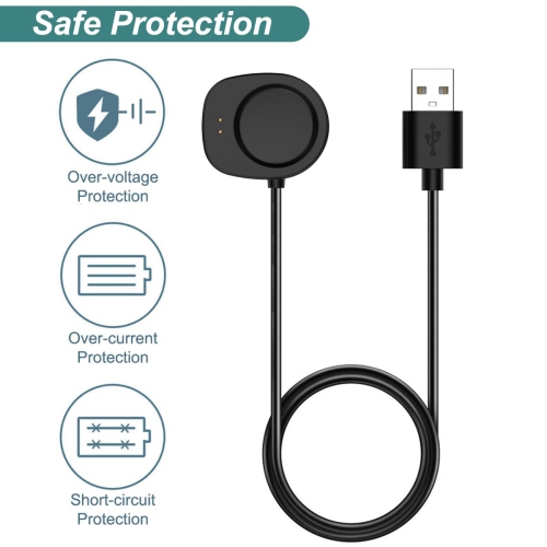 Compatible with Huami Balance charging cable, charger for Amazfit T-Rex 3/Balance, magnetic charging base