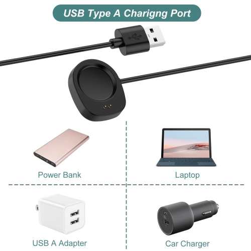 Compatible with Huami Balance charging cable, charger for Amazfit T-Rex 3/Balance, magnetic charging base