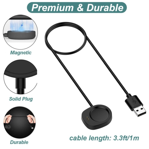 Compatible with Huami Balance charging cable, charger for Amazfit T-Rex 3/Balance, magnetic charging base