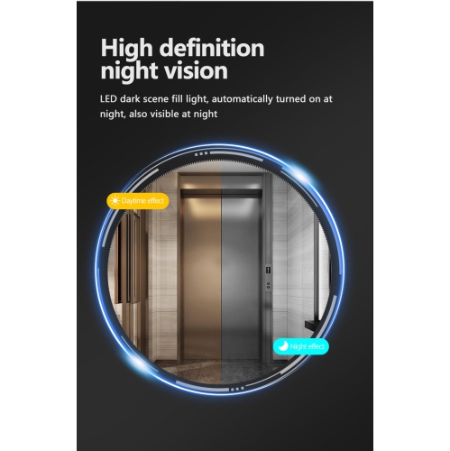 Smart video doorbell, M13 home wireless intercom with screen, smart HD video surveillance, WiFi video doorbell with HD display/night vision/170°