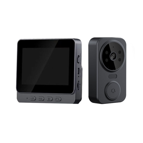 Sonnette d'interphone vidéo M12, maison avec écran, caméra de surveillance intelligente HD sans fil, dingdong vocal, écran de surveillance, sonnette