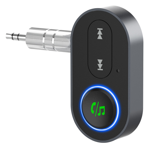 New BR10 Bluetooth 5.1 Wireless Audio Receiver AUX Car Hands-free Call 3.5mm Bluetooth Adapter Plug and Play