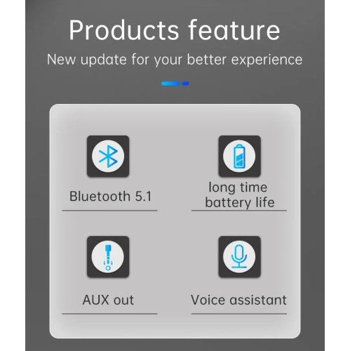 New BR10 Bluetooth 5.1 Wireless Audio Receiver AUX Car Hands-free Call 3.5mm Bluetooth Adapter Plug and Play