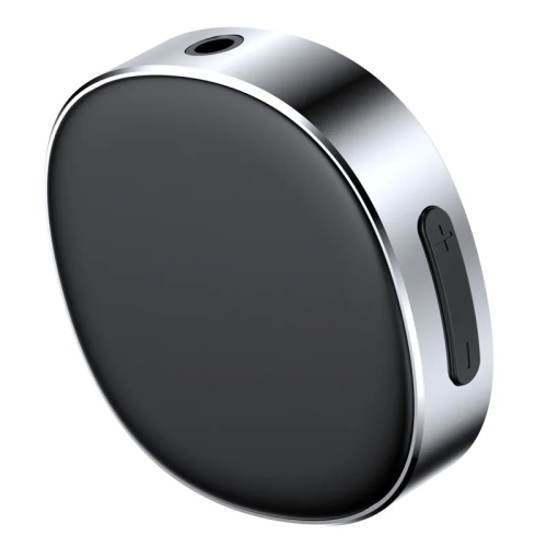 New Bluetooth Hands-Free Receiver AUX Car J33 Bluetooth Audio Receiver Converter 5.0 Bluetooth Adapter Car Bluetooth Receiver, Silver