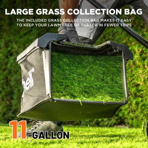 Litheli 20V Cordless Lawn Mower 16" Electric Lawn Mower for Garden Yards, Lightweight Brushless Lawnmower with 6-Position Height Adjustment, 2 x